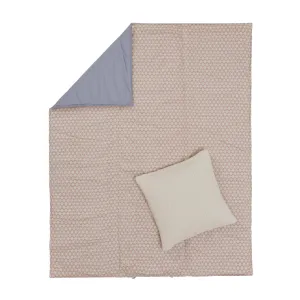 Saldanha Picnic Blanket [Powder Pink/Natural/Grey]