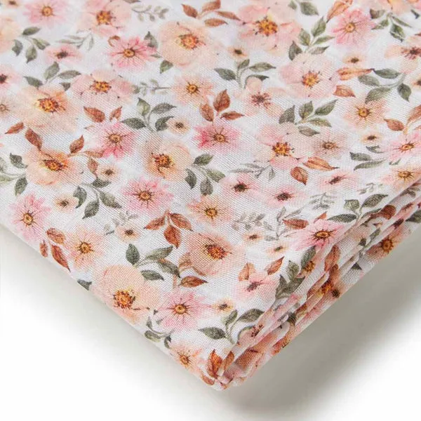 Spring Floral - Organic Muslin Wrap