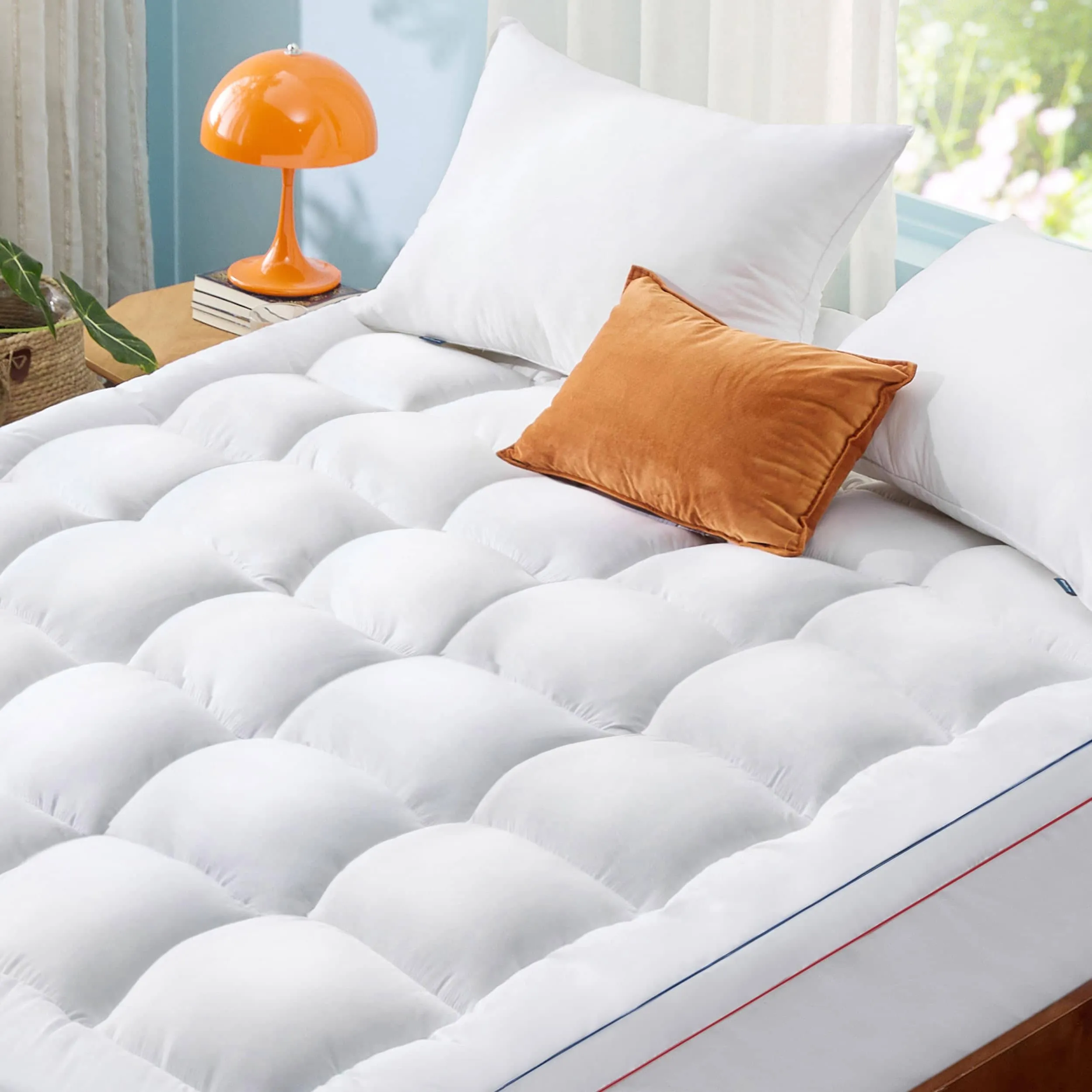 Thick Mattress Topper Pad Cover