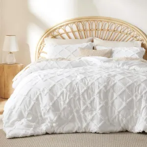 Tufted Embroidery Comforter Set